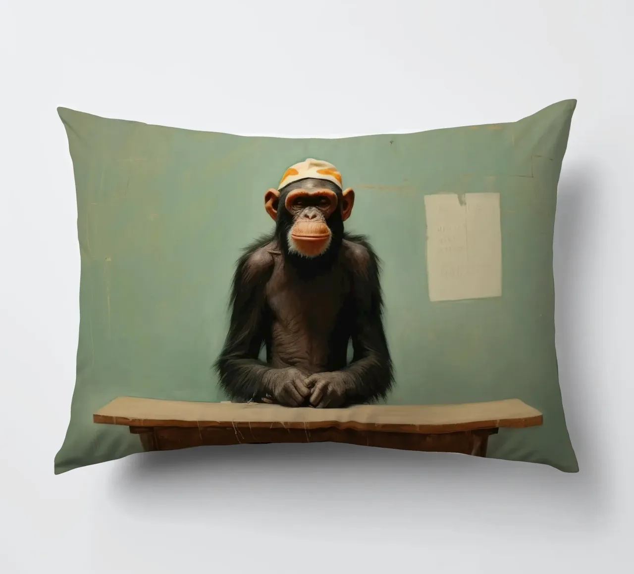 Scimpanzé minimo 4 cuscino da Minimal Animal Art