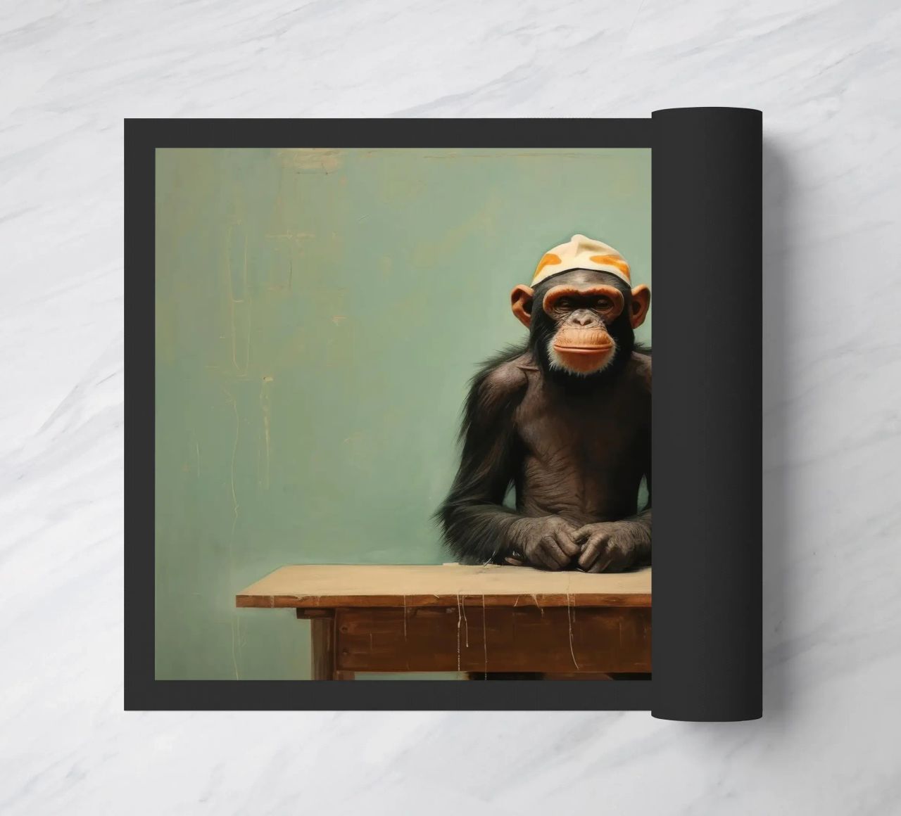 Scimpanzé minimo 4 zerbino da Minimal Animal Art