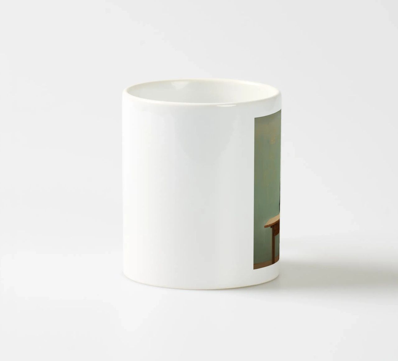 Scimpanzé minimo 4 tazza in ceramica da Minimal Animal Art