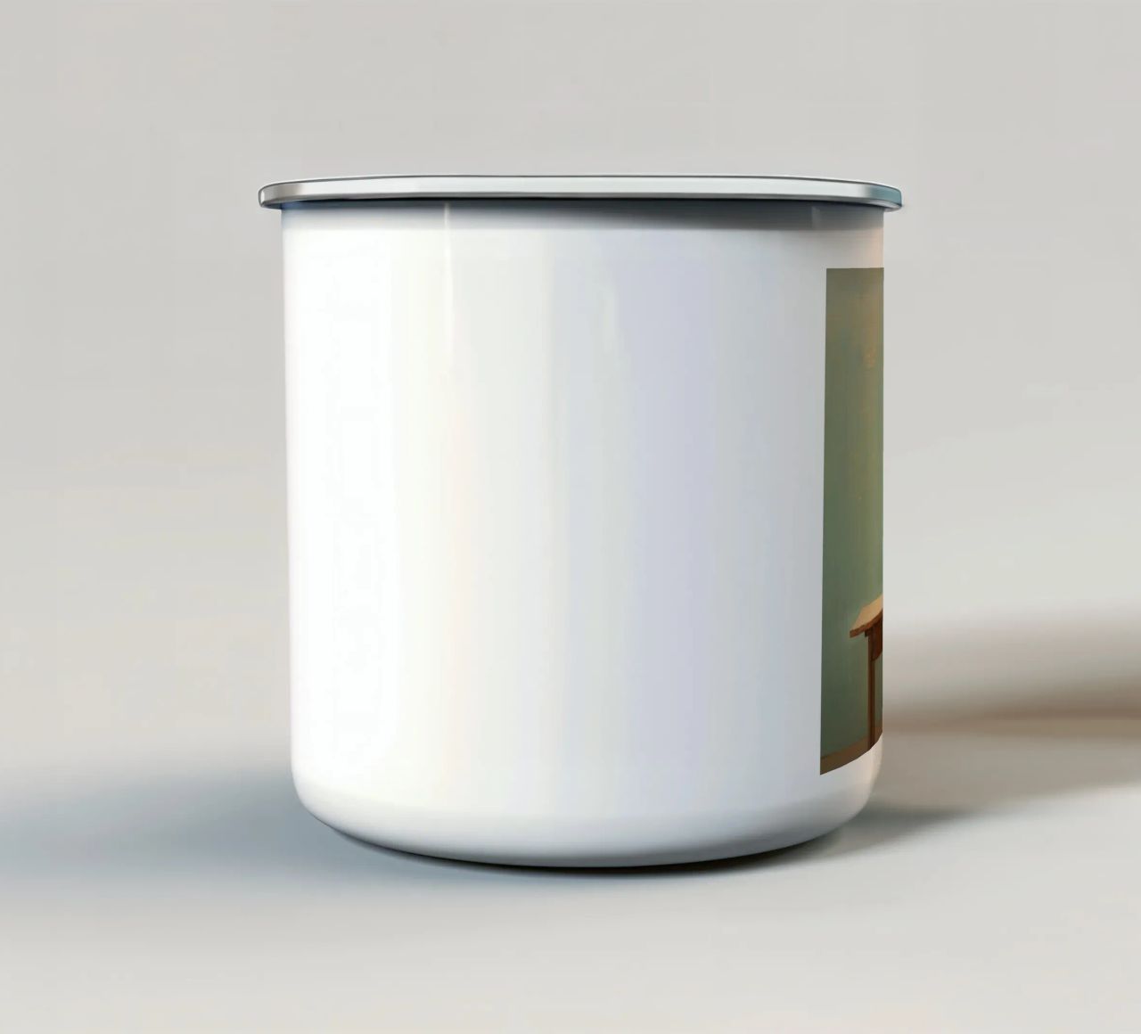Scimpanzé minimo 4 tazza in smalto da Minimal Animal Art