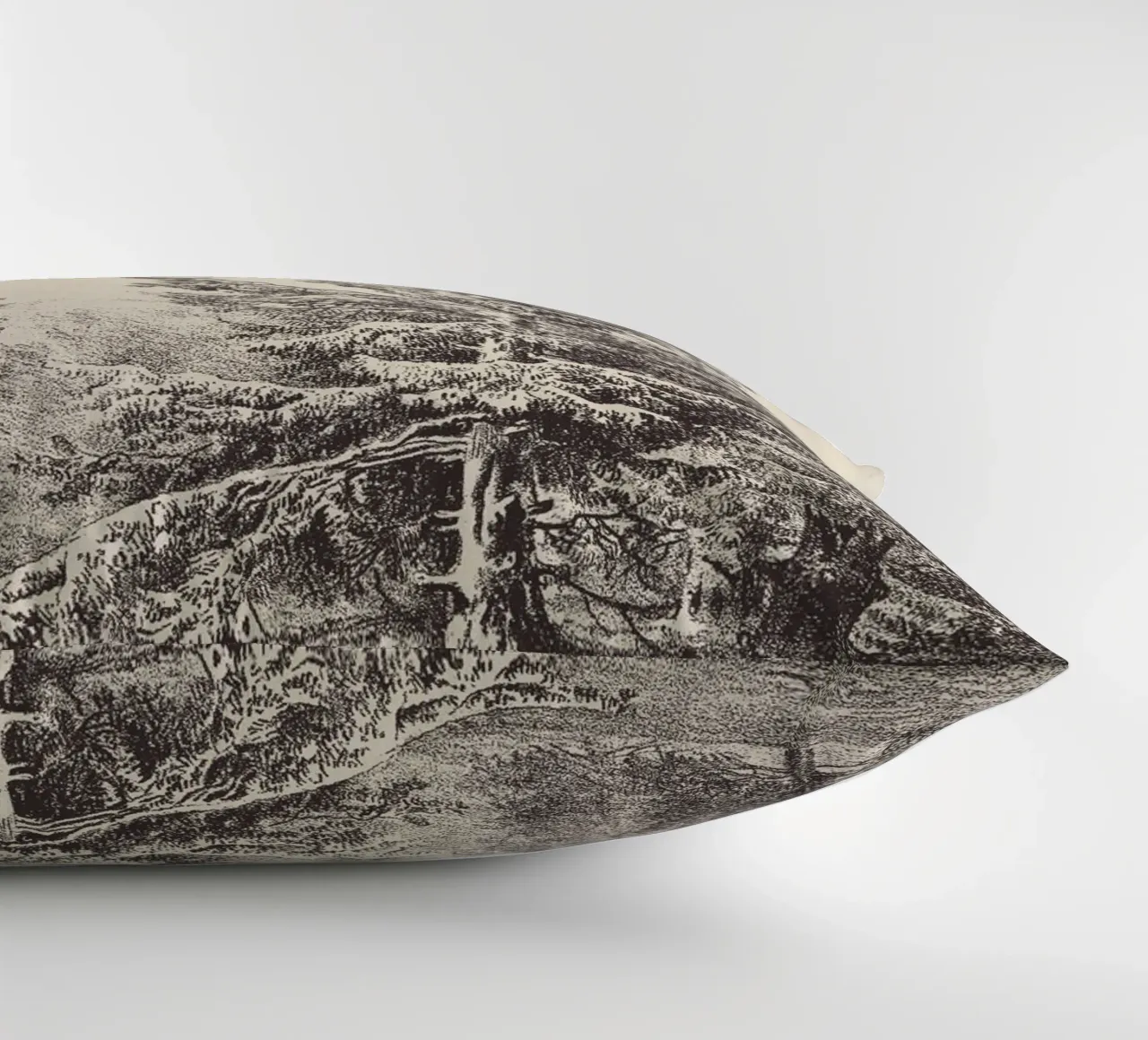 Tree Sketch - Hemlock forest cuscino da apoloprints