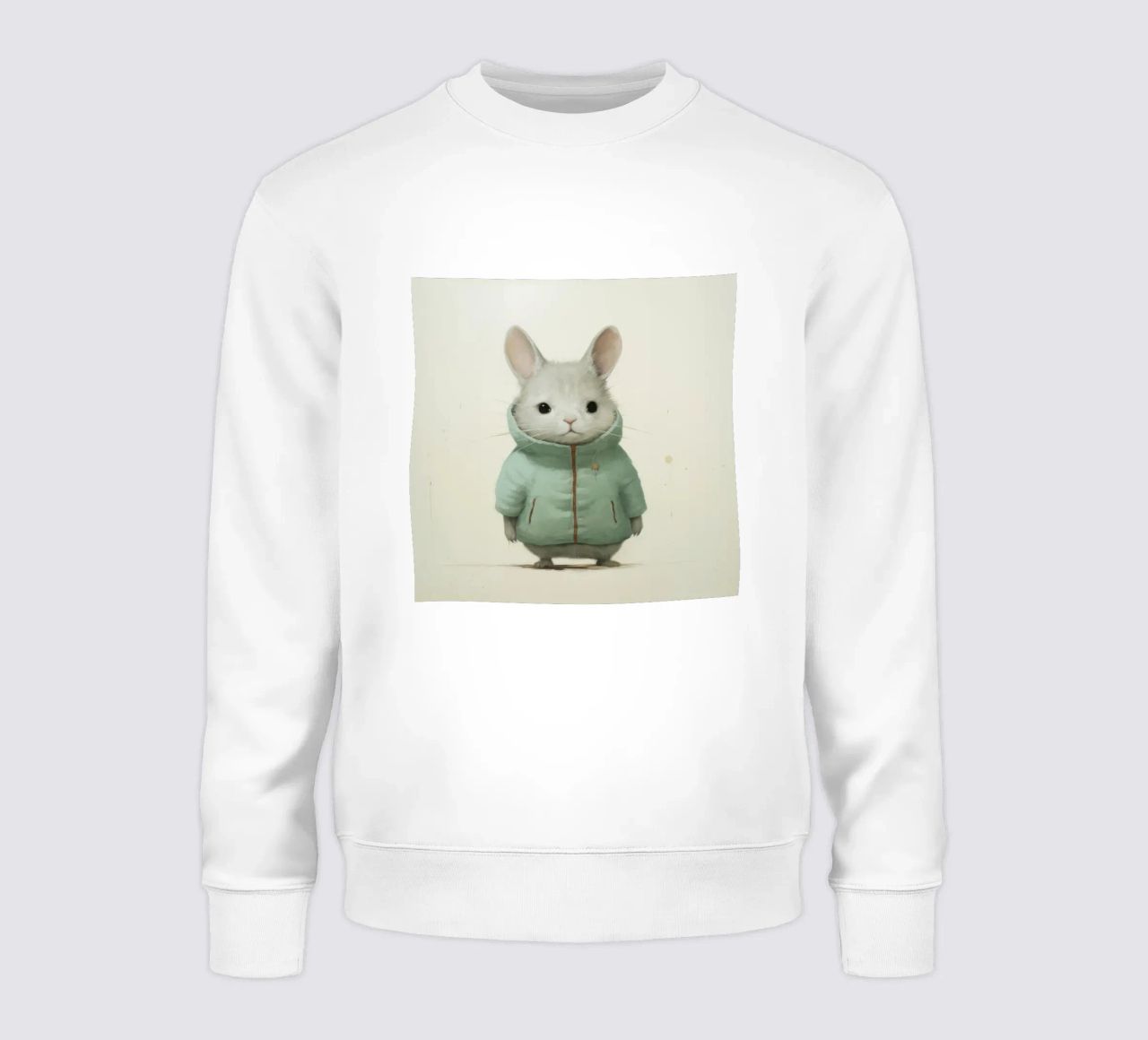 Cincillà minimo 2 felpa da Minimal Animal Art