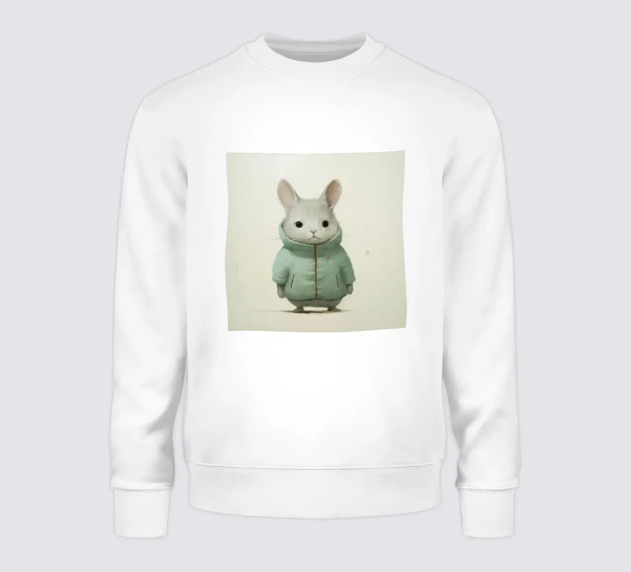 Cincillà minimo 2 felpa da Minimal Animal Art