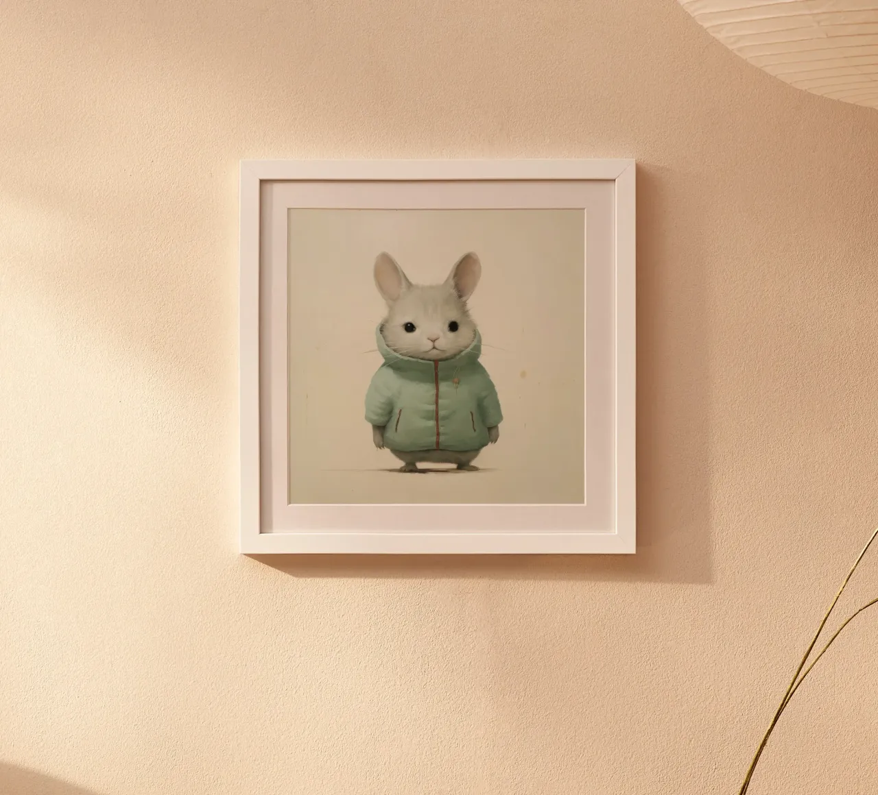 Cincillà minimo 2 poster da Minimal Animal Art