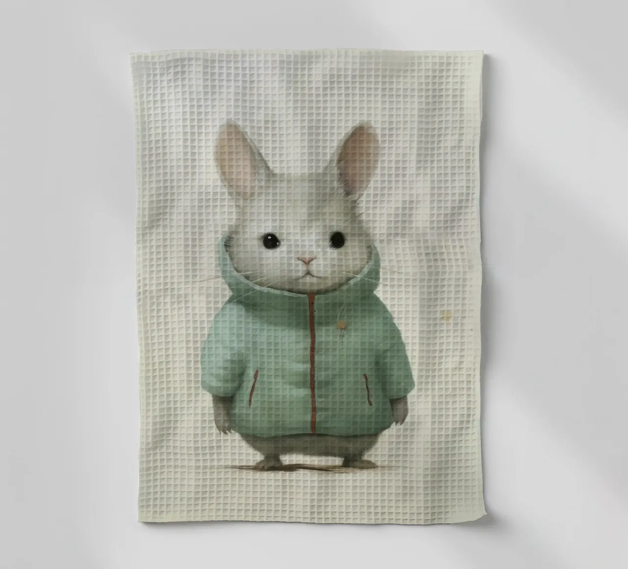 Cincillà minimo 2 canovaccio da cucina da Minimal Animal Art