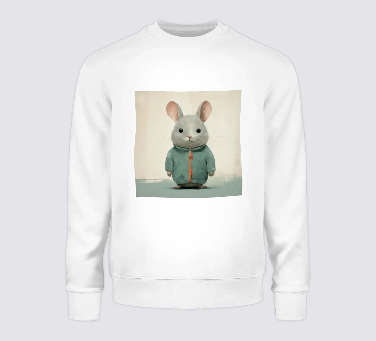 Cincillà minimo 3 felpa da Minimal Animal Art
