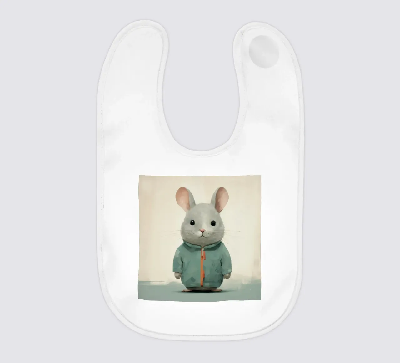 Cincillà minimo 3 bavaglino da Minimal Animal Art