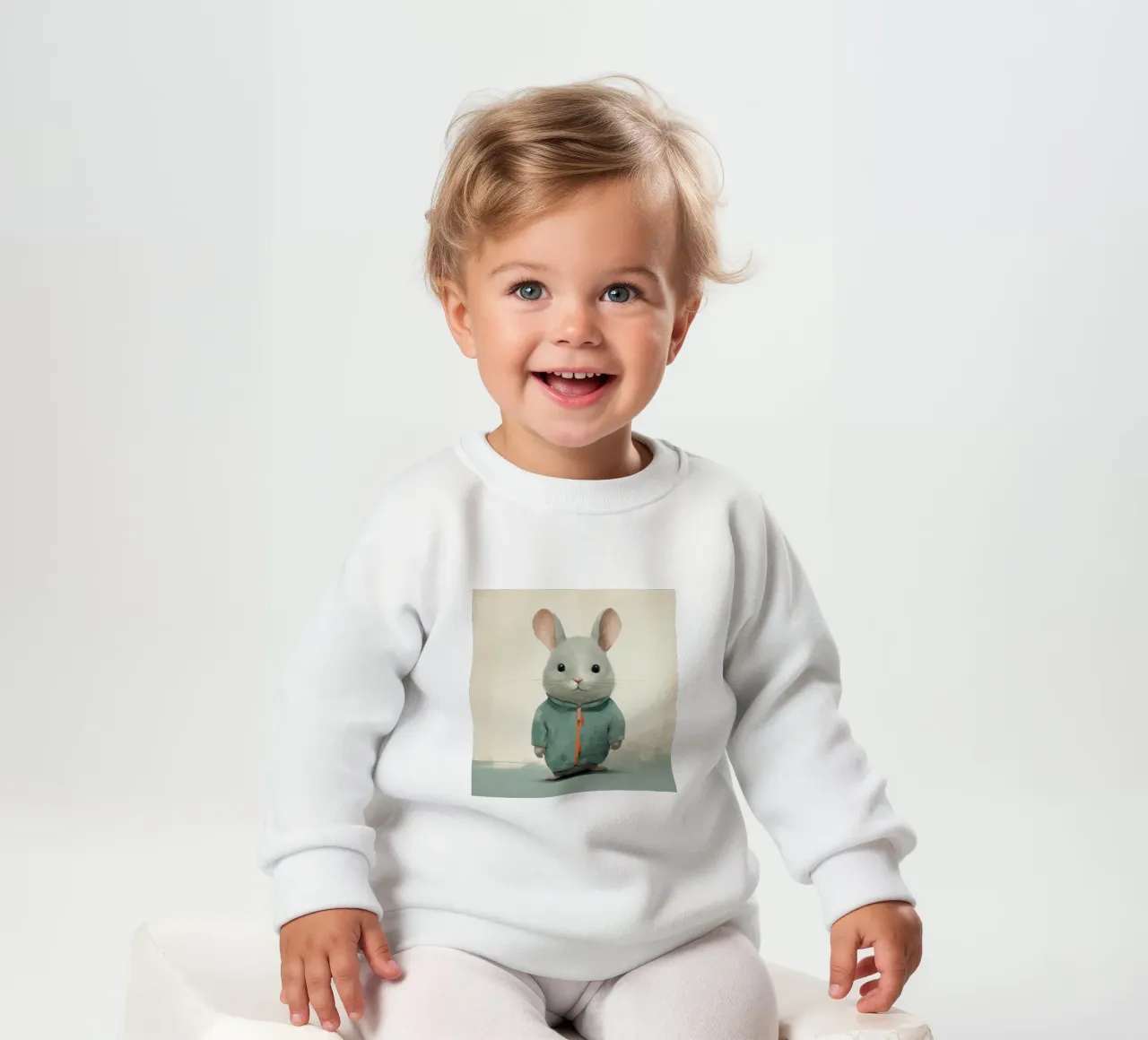 Cincillà minimo 3 felpa neonato da Minimal Animal Art