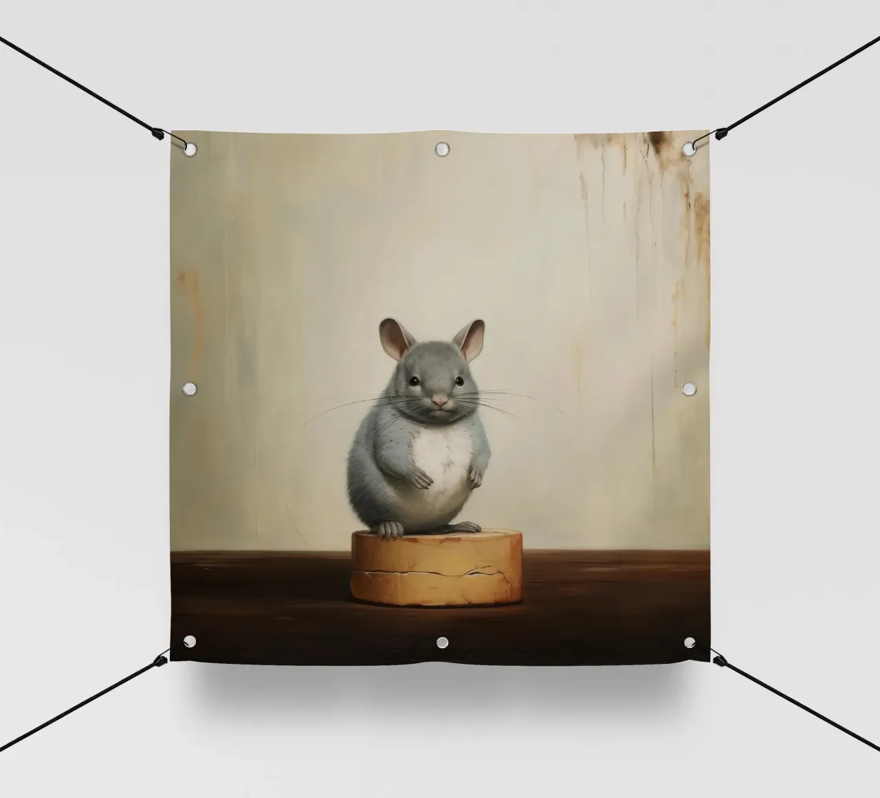 Cincillà minimo 1 telo in pvc da Minimal Animal Art