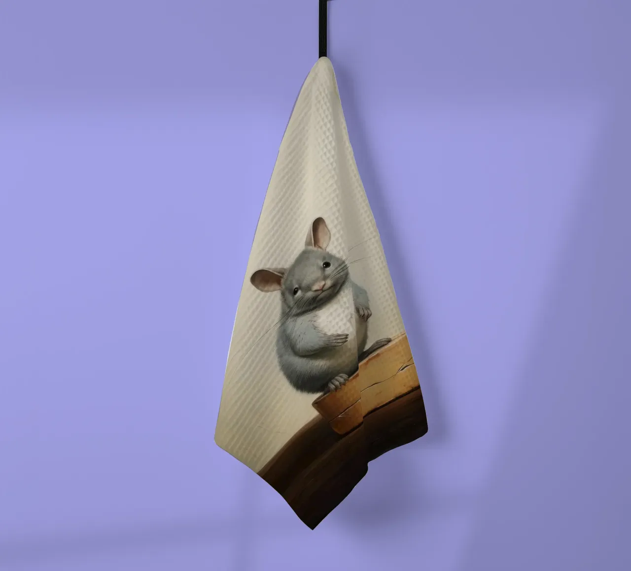 Cincillà minimo 1 canovaccio da cucina da Minimal Animal Art