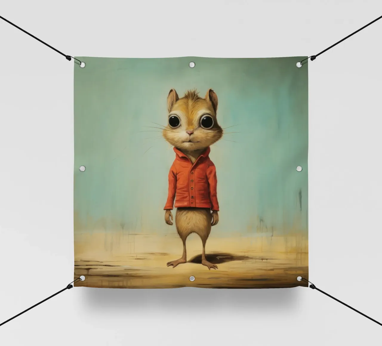 Minimal Chipmunk 2 telo in pvc da Minimal Animal Art