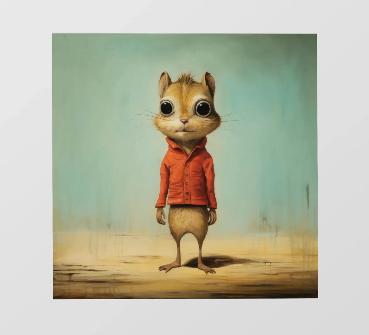 Minimal Chipmunk 2 telo in pvc da Minimal Animal Art