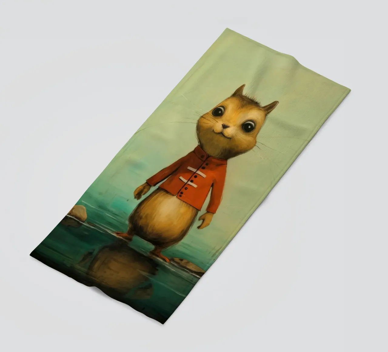 Minimal Chipmunk 3 telo mare da Minimal Animal Art