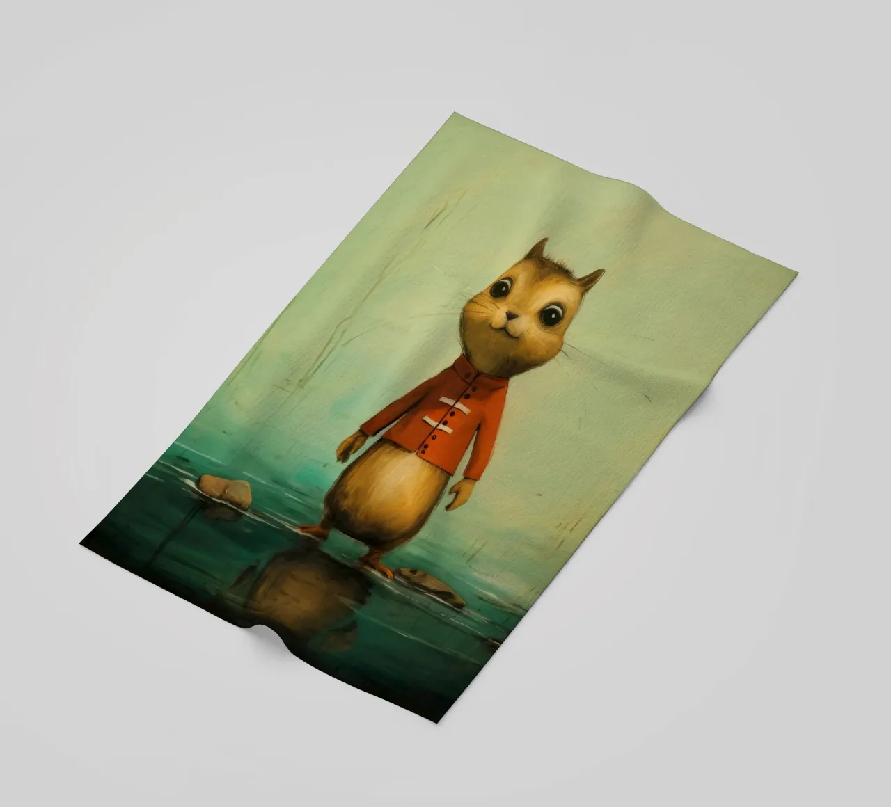 Minimal Chipmunk 3 telo mare da Minimal Animal Art