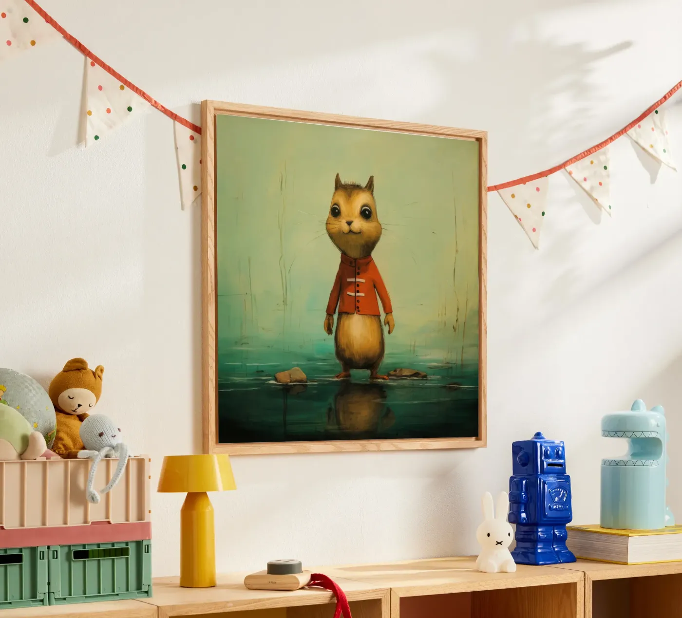 Minimal Chipmunk plexiglass da Minimal Animal Art