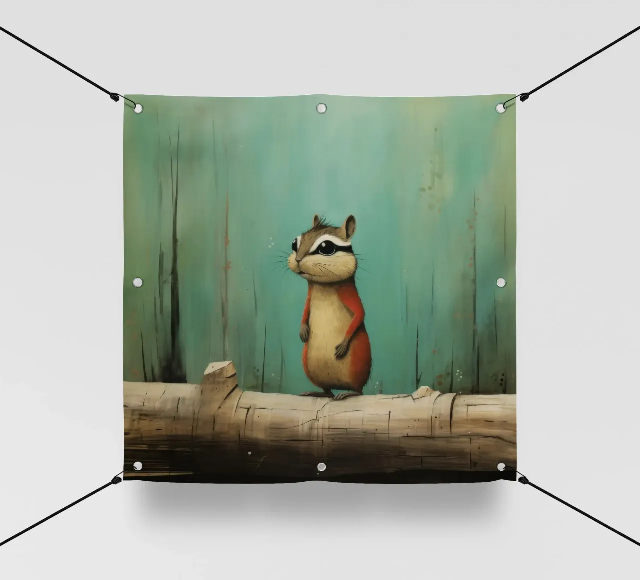 Minimal Chipmunk 1 telo in pvc da Minimal Animal Art
