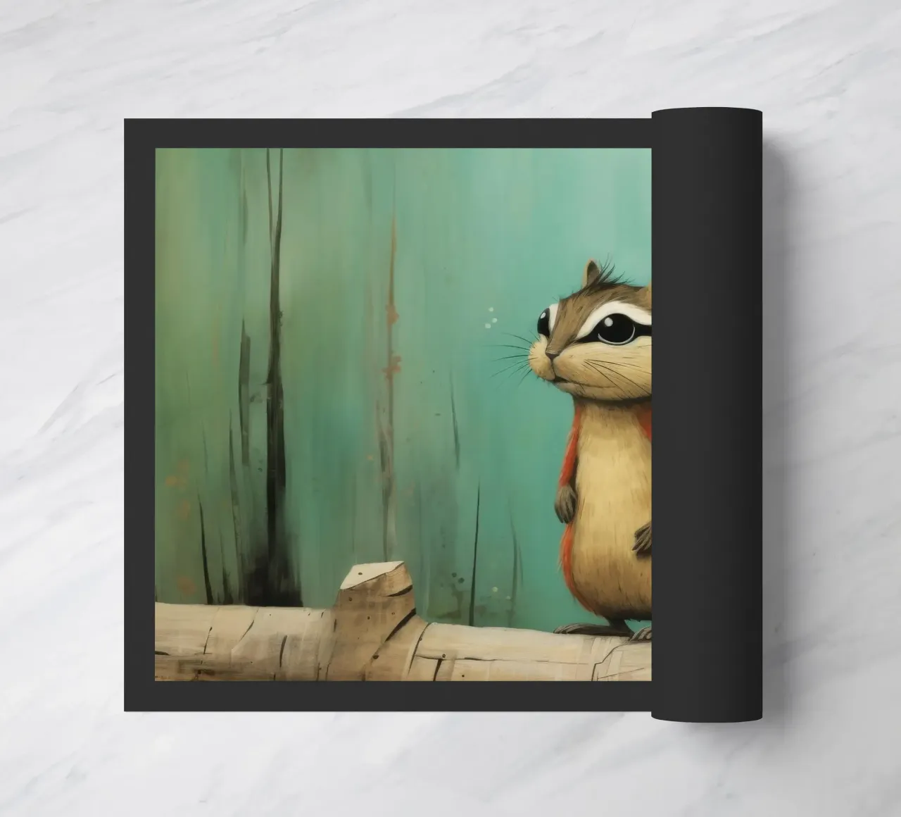 Minimal Chipmunk 1 zerbino da Minimal Animal Art