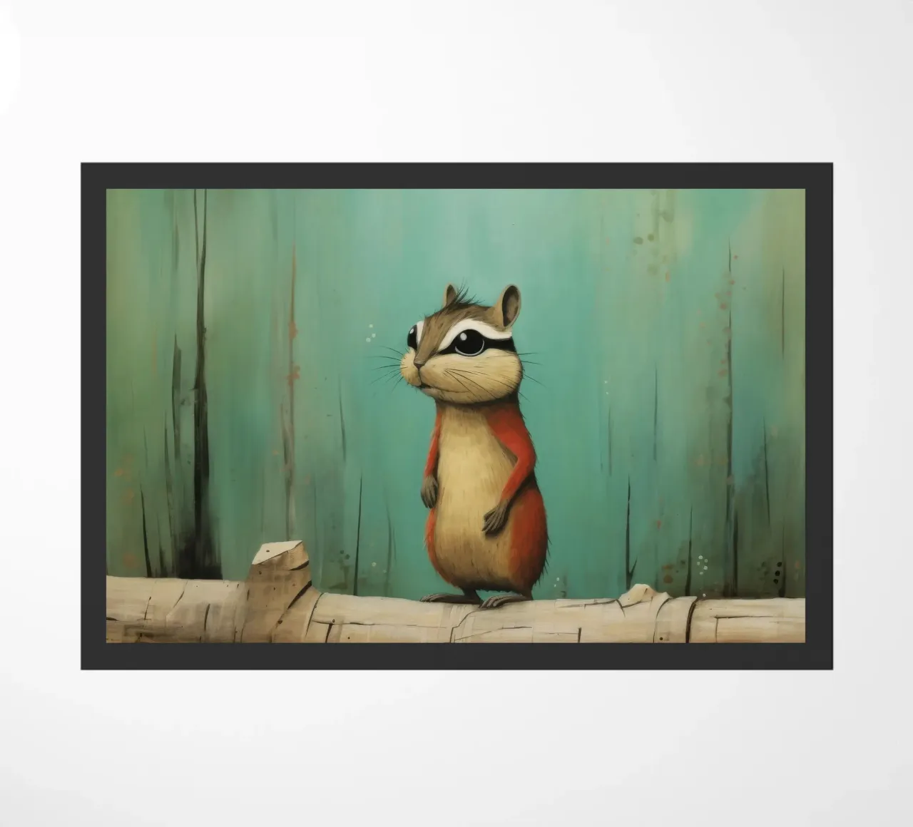 Minimal Chipmunk 1 zerbino da Minimal Animal Art
