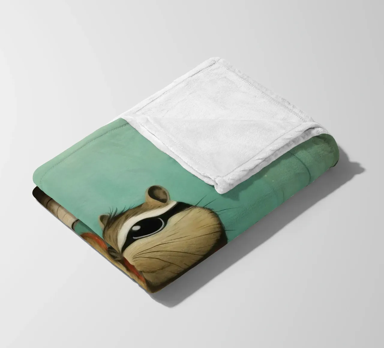 Minimal Chipmunk 1 coperta in pile da Minimal Animal Art