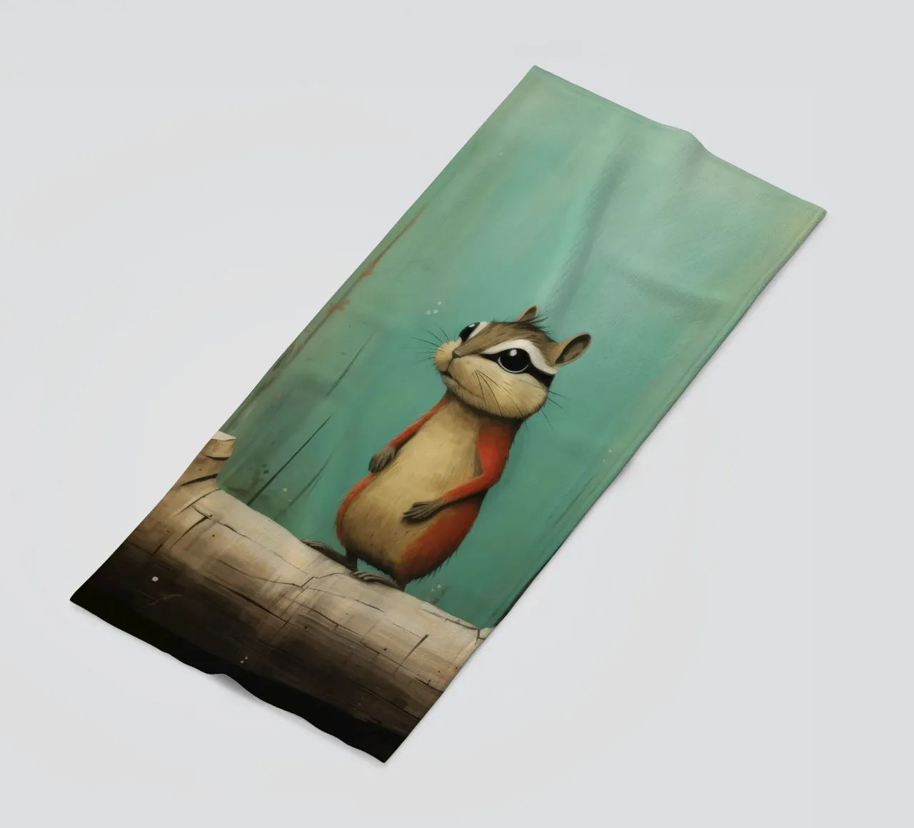 Minimal Chipmunk 1 telo mare da Minimal Animal Art