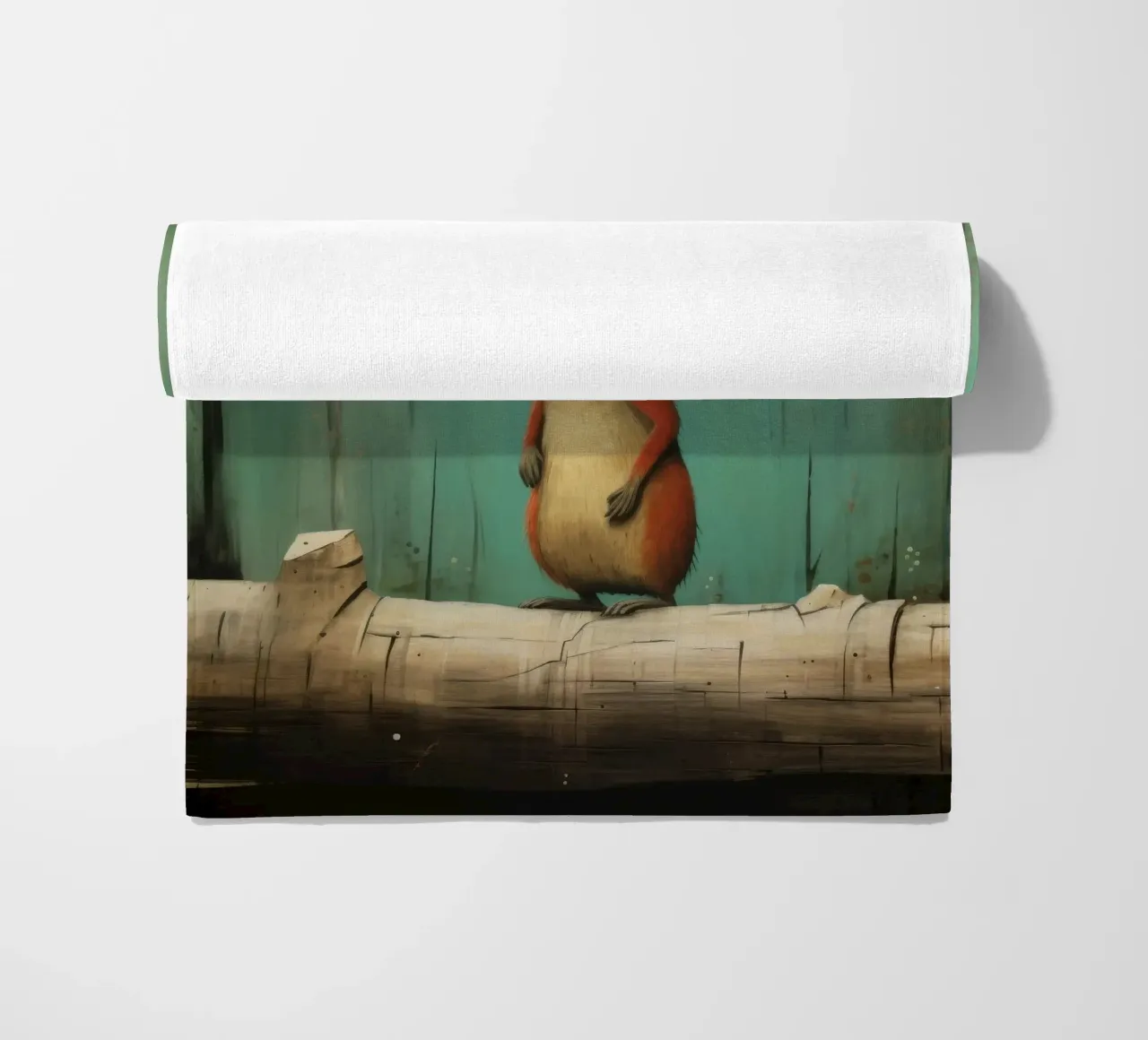 Minimal Chipmunk 1 telo mare da Minimal Animal Art