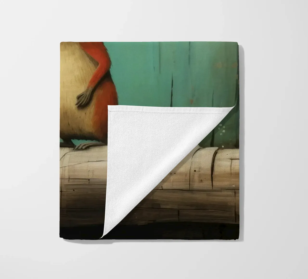 Minimal Chipmunk 1 telo mare da Minimal Animal Art