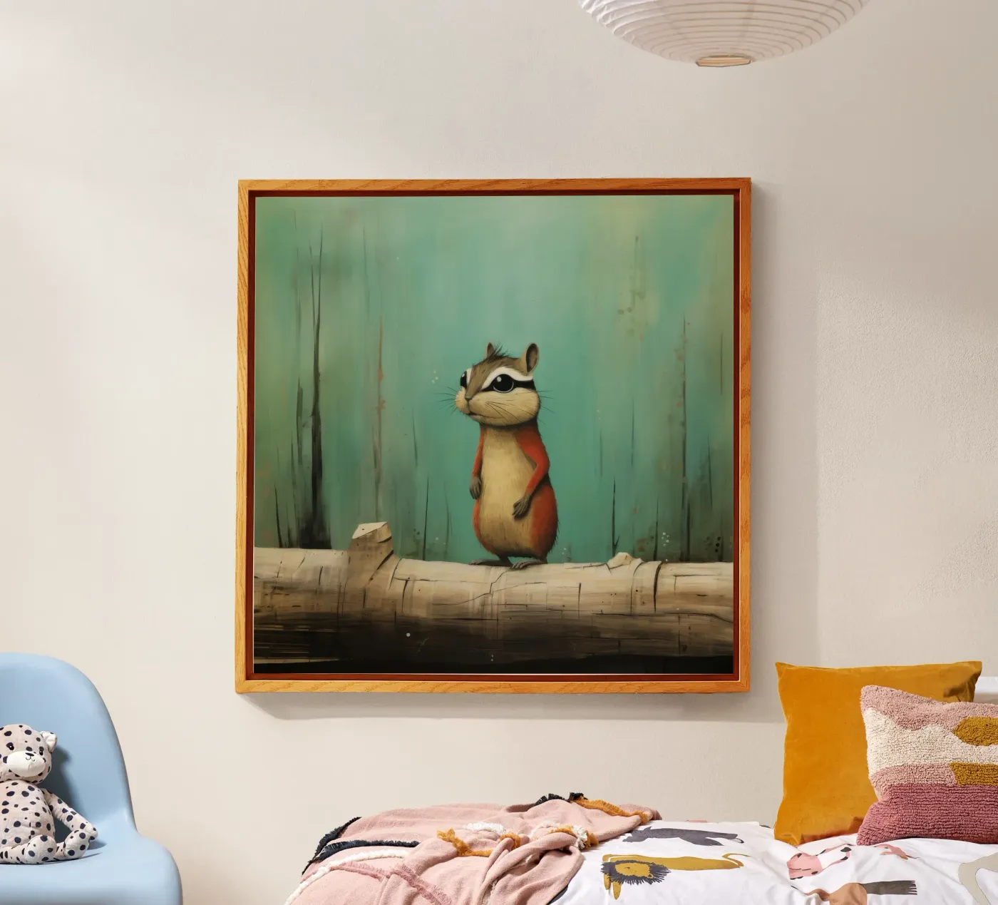 Minimal Chipmunk plexiglass da Minimal Animal Art