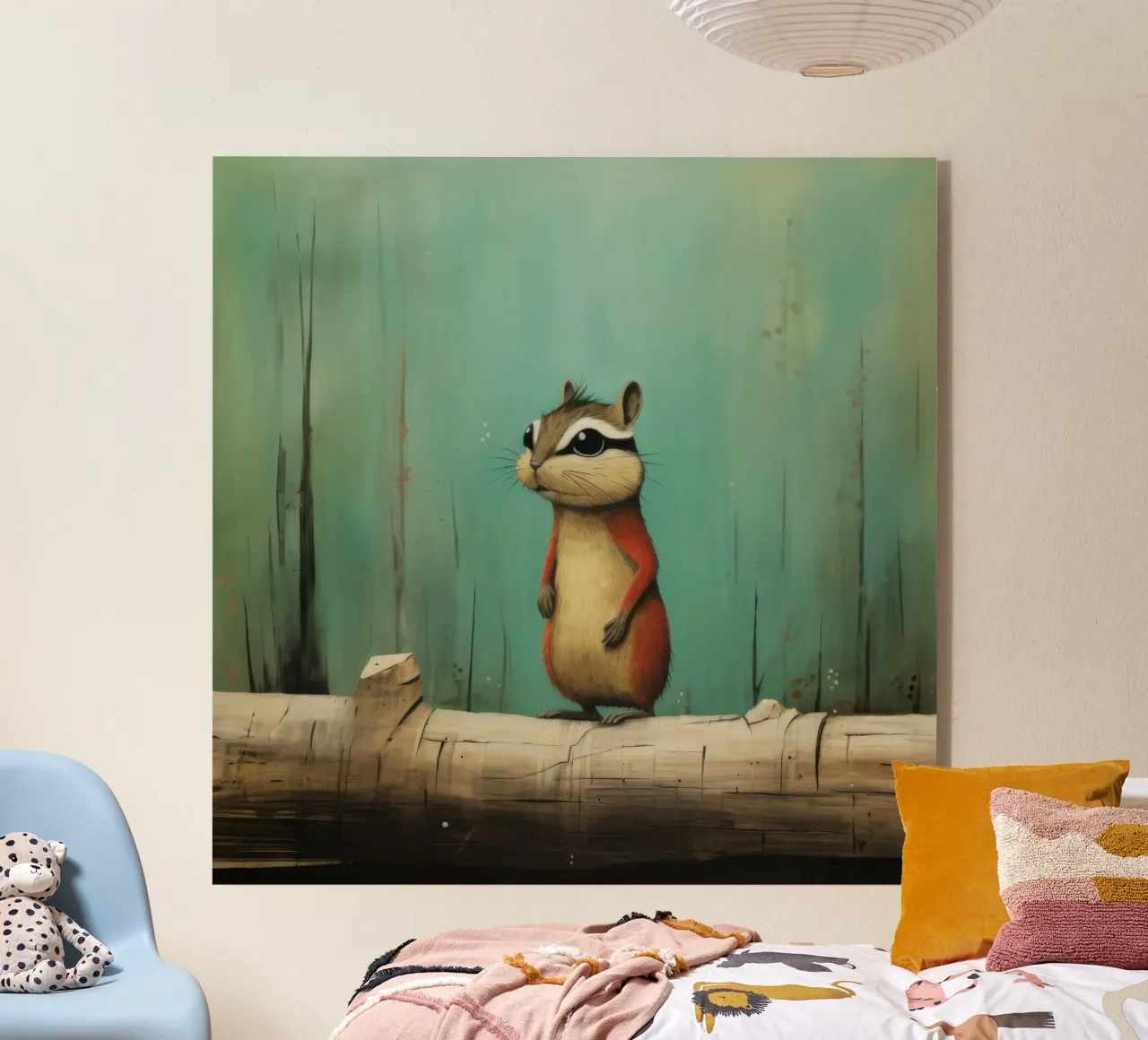 Minimal Chipmunk 1 plexiglass da Minimal Animal Art