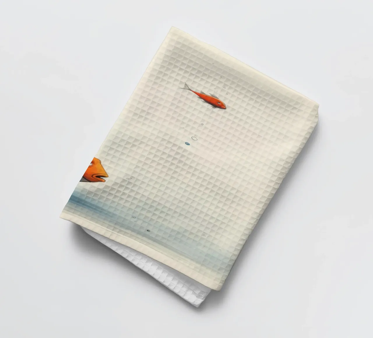 Poisson-clown minimal 3 torchon de Minimal Animal Art