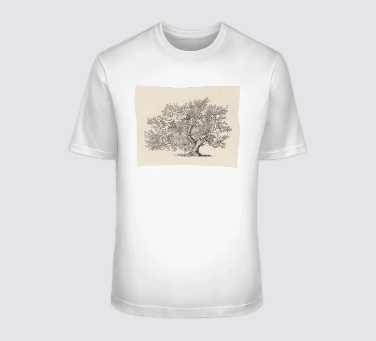 Tree Sketch - Broken Trunk t-shirt da apoloprints