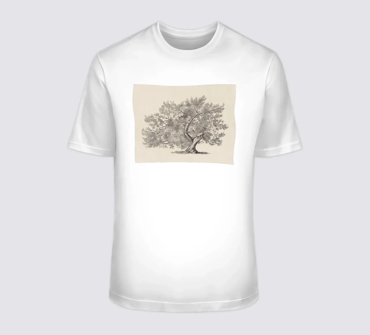 Tree Sketch - Broken Trunk t-shirt van apoloprints