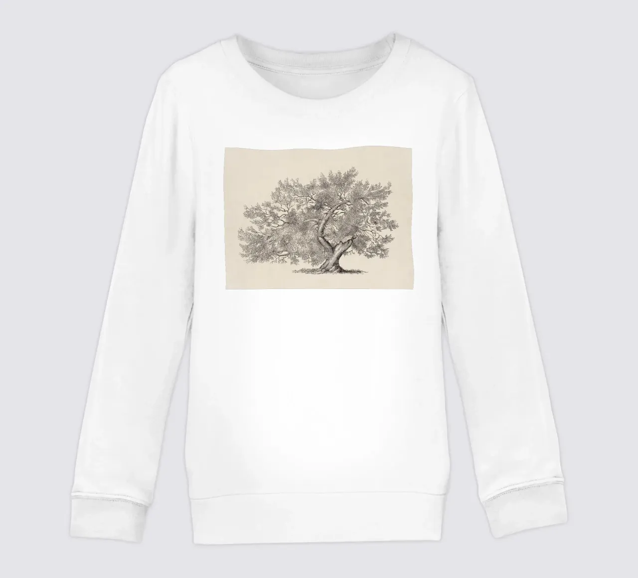 Tree Sketch - Broken Trunk felpa bambino da apoloprints