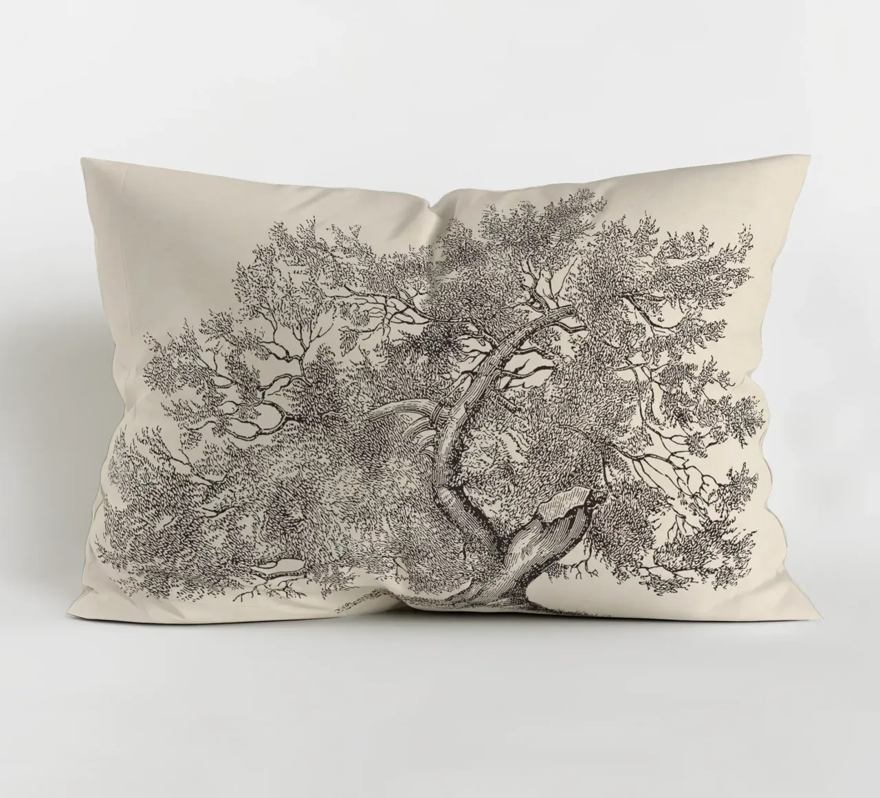 Tree Sketch - Broken Trunk Kissen von apoloprints