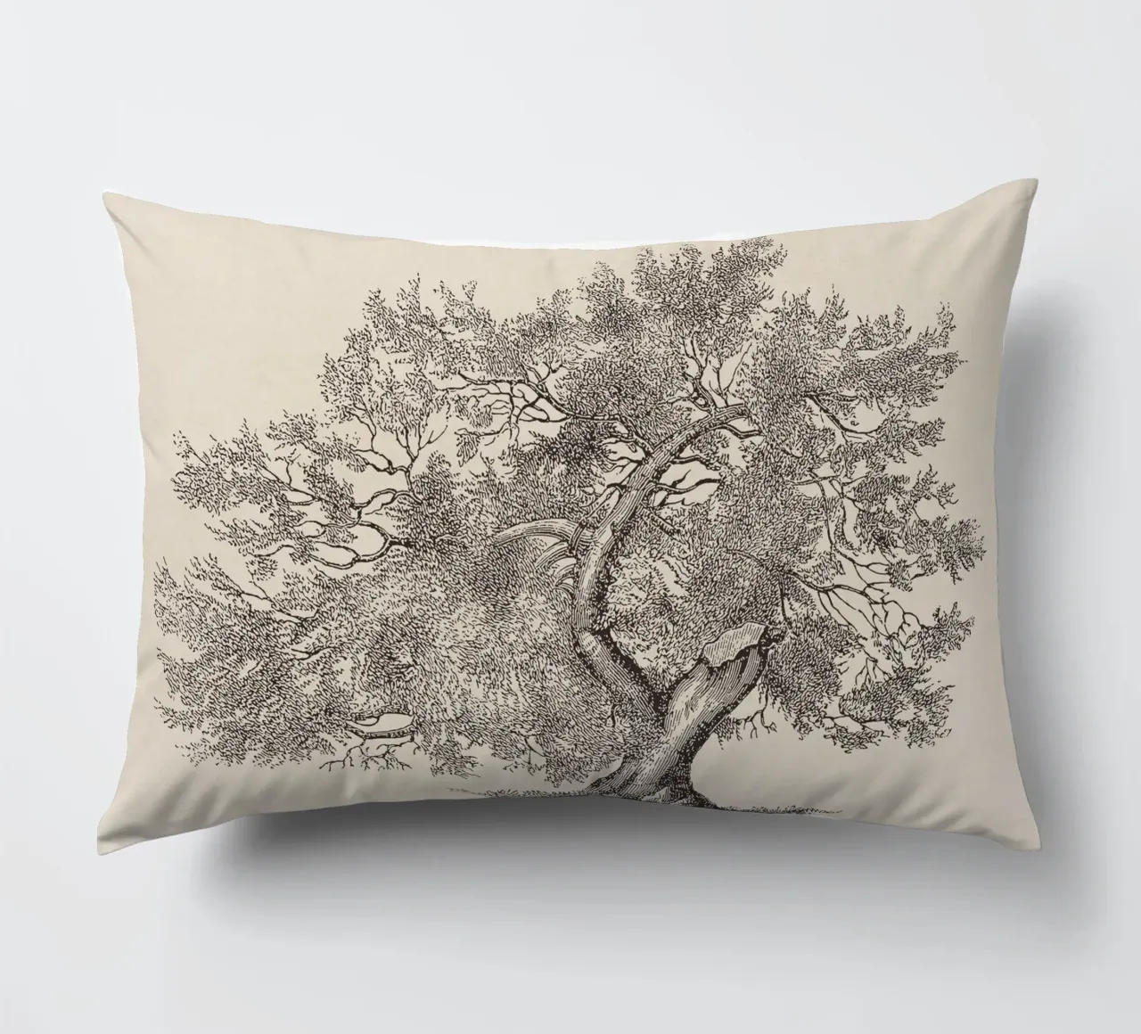 Tree Sketch - Broken Trunk Kissen von apoloprints