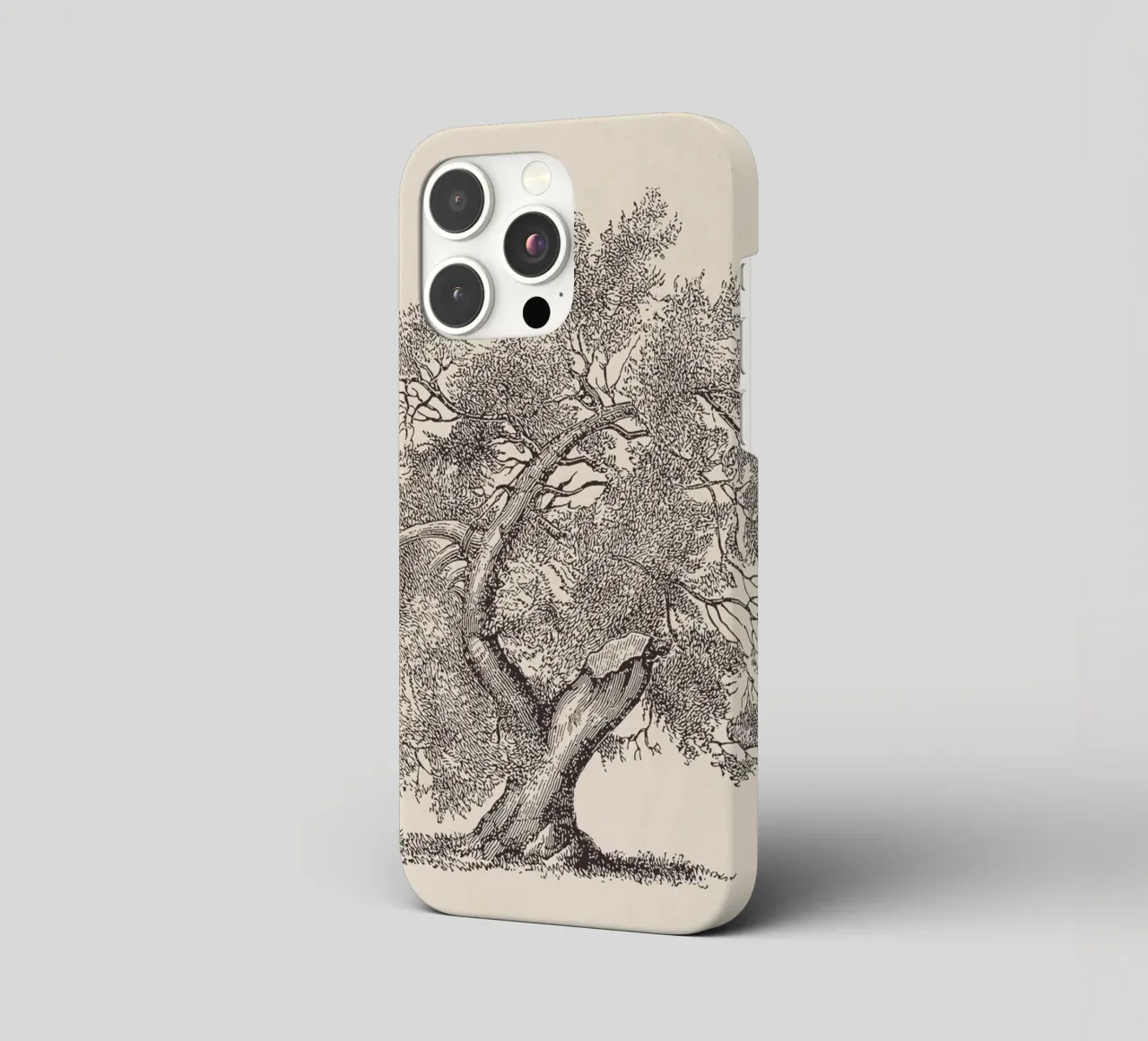Tree Sketch - Broken Trunk cover iphone da apoloprints