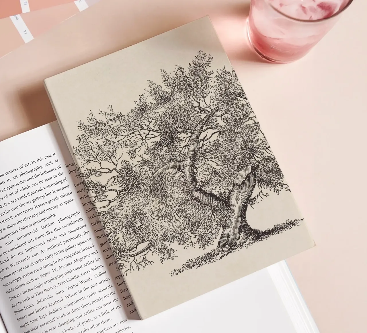 Tree Sketch - Broken Trunk notebook by apoloprints