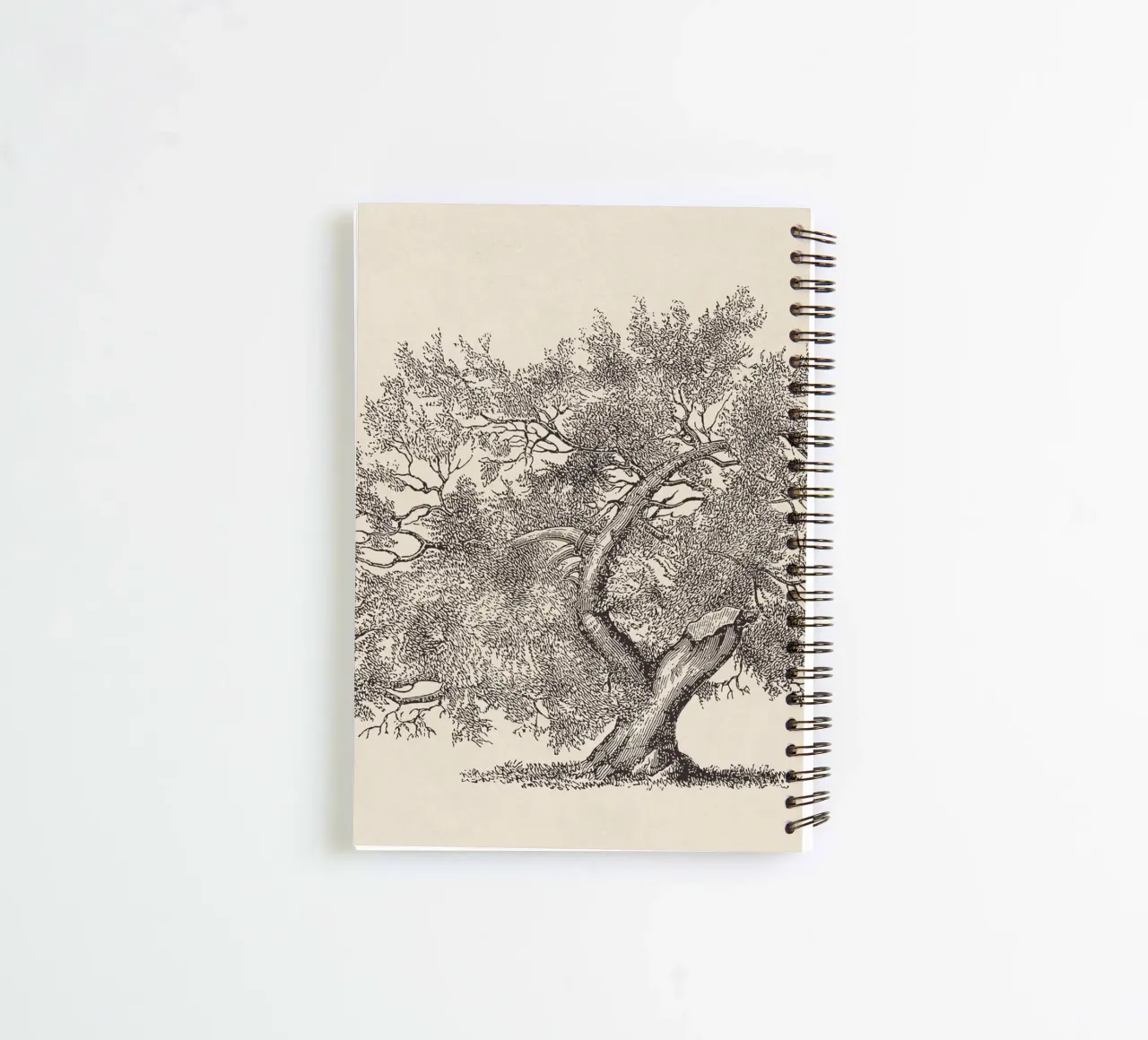 Tree Sketch - Broken Trunk spiral notebook by apoloprints