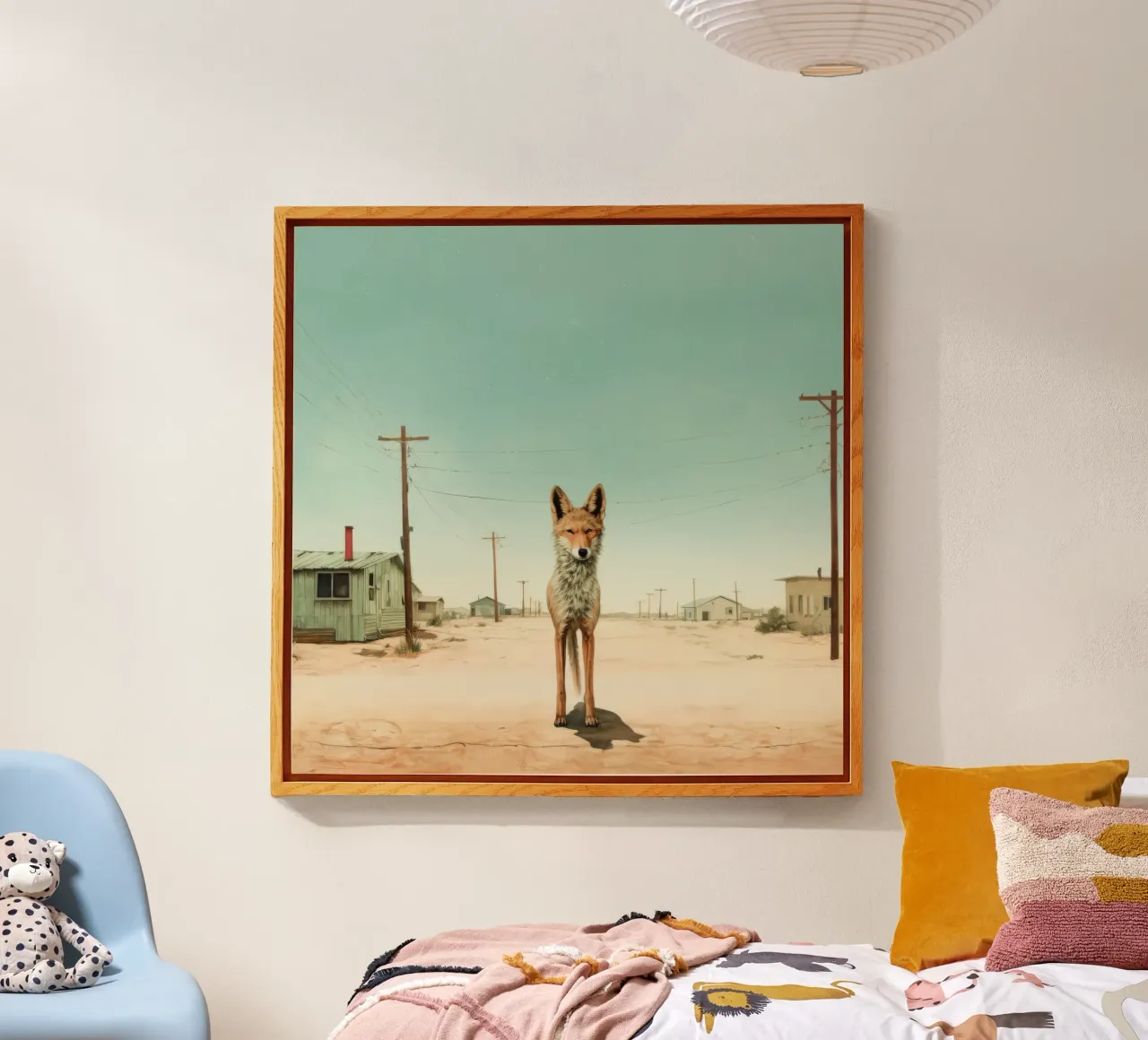 Minimo Coyote plexiglass da Minimal Animal Art