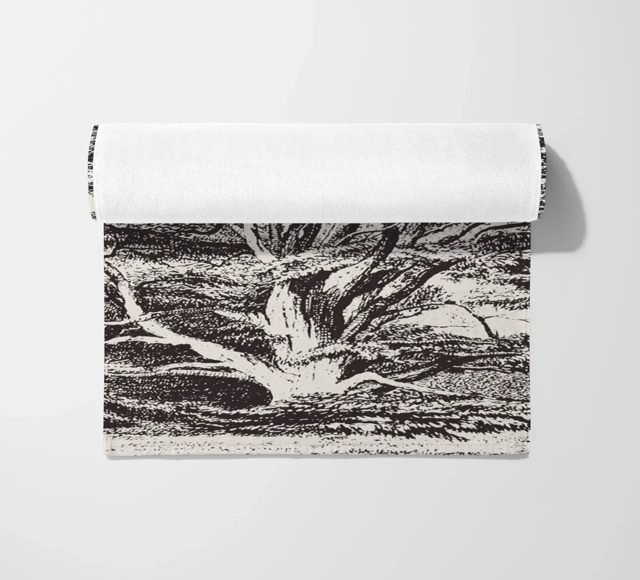 Cedar of Lebanon Tree Landscape telo mare da apoloprints