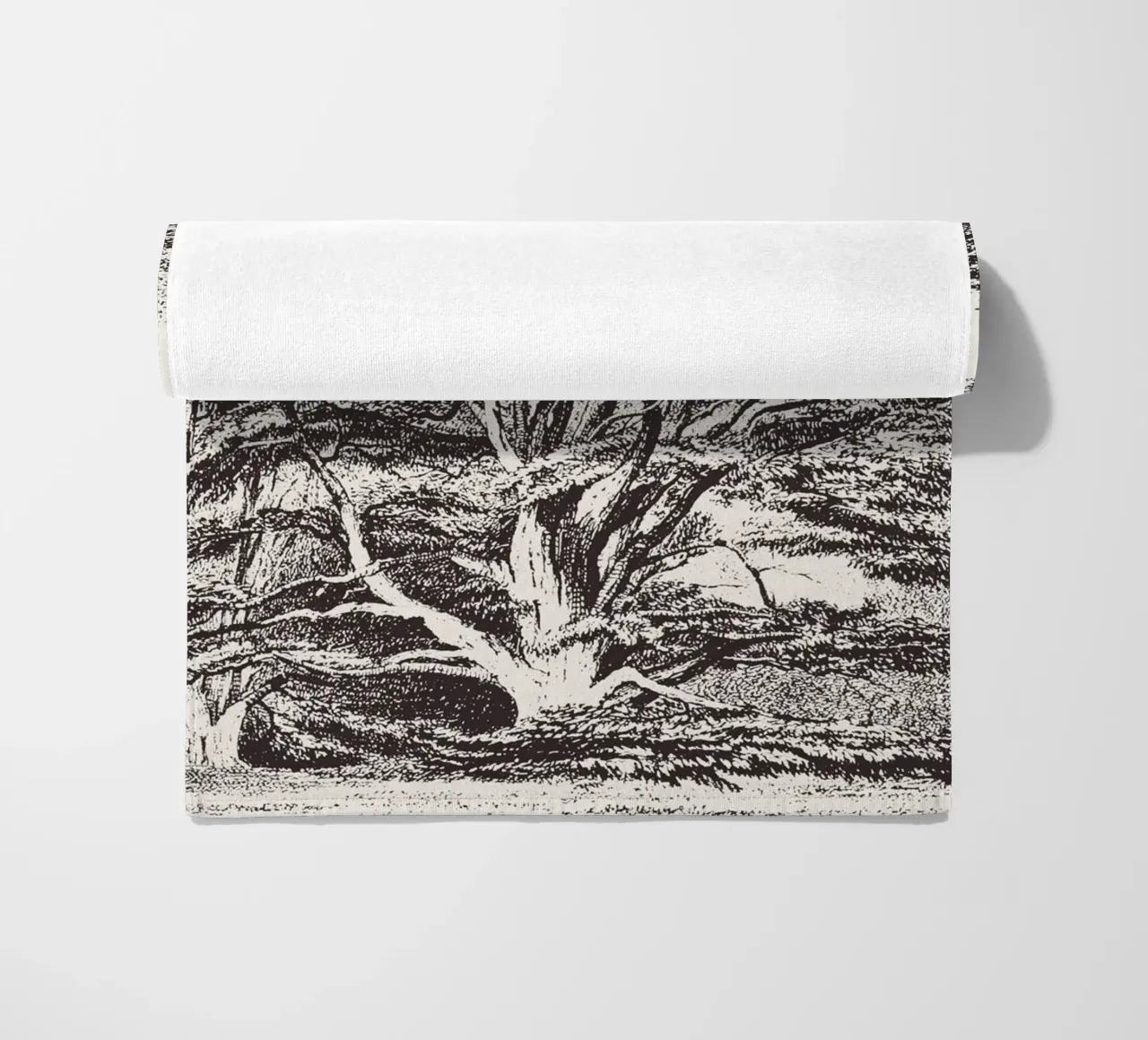 Cedar of Lebanon Tree Landscape telo mare da apoloprints