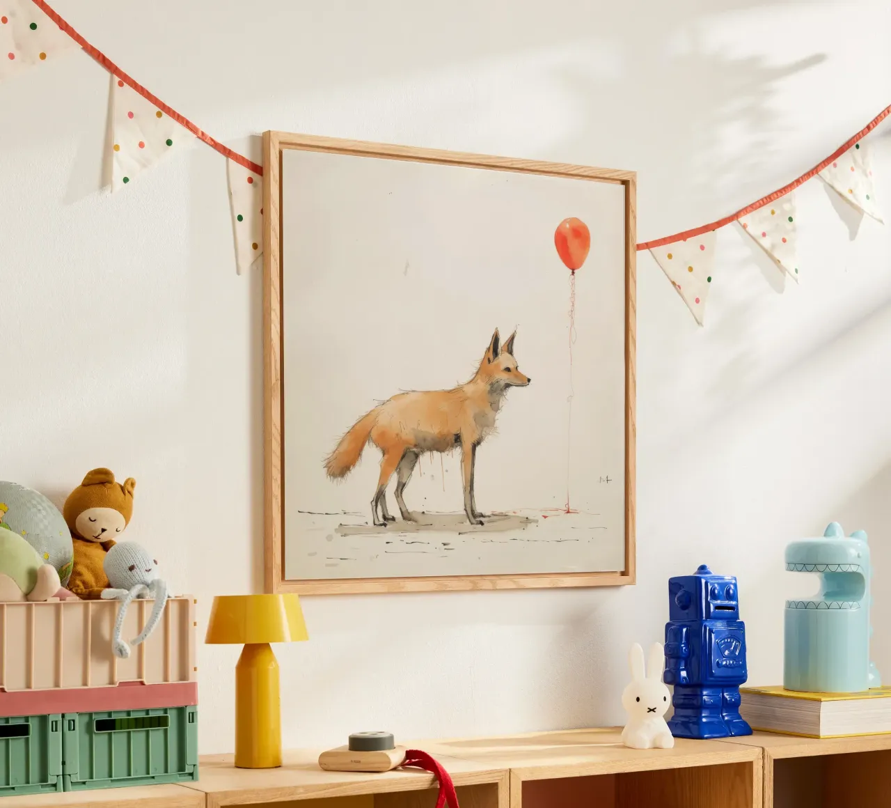 Minimo Coyote plexiglass da Minimal Animal Art