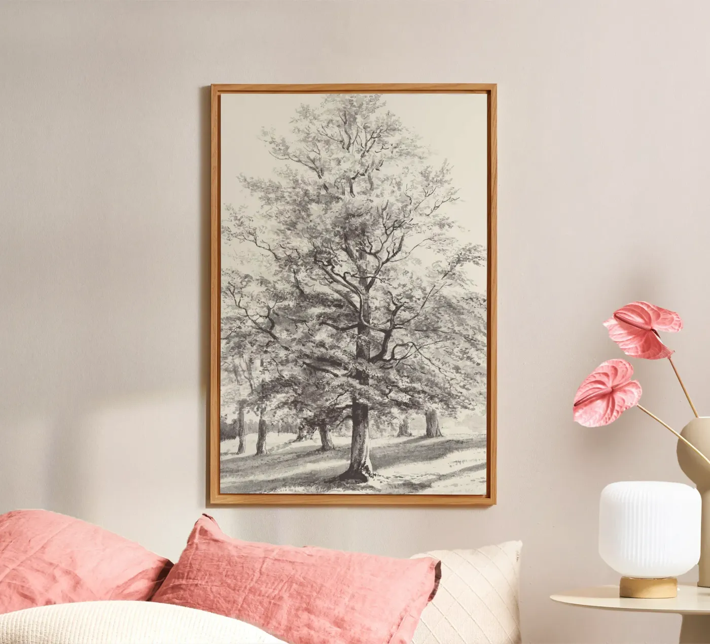 Tree Landscape Study forex plate by Apolo Prints