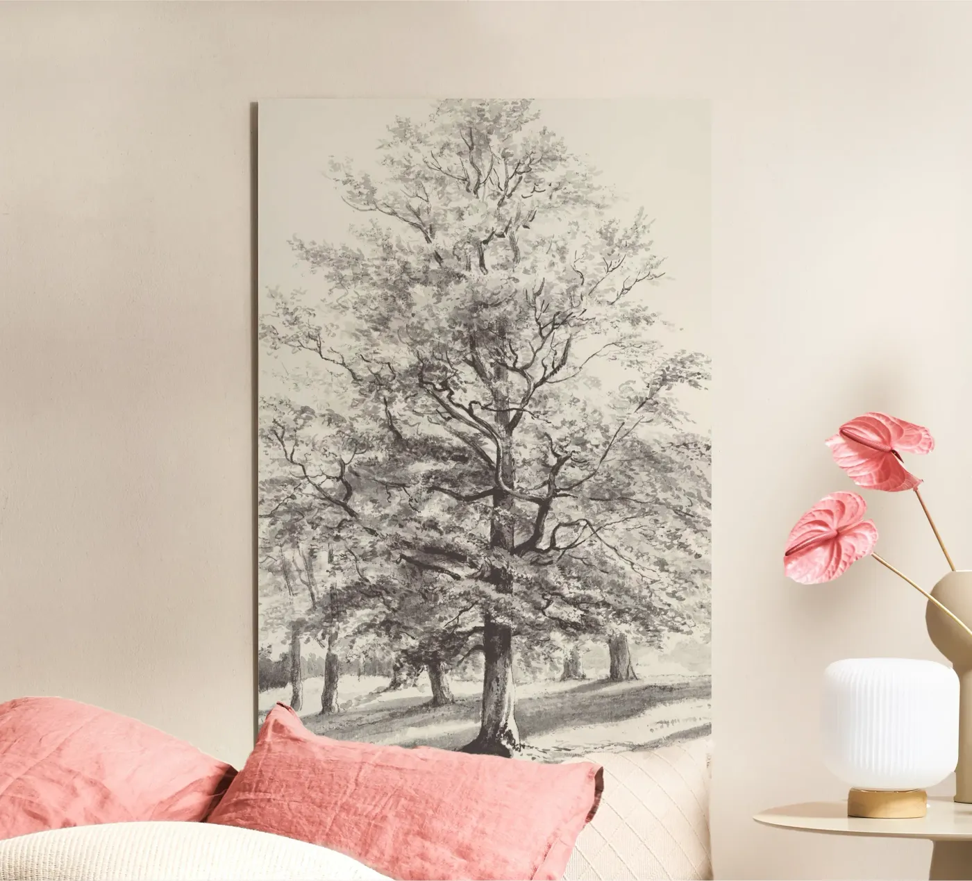 Tree Landscape Study forex plate by Apolo Prints