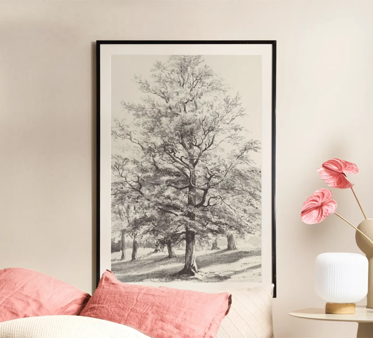 Tree Landscape Study poster by Apolo Prints