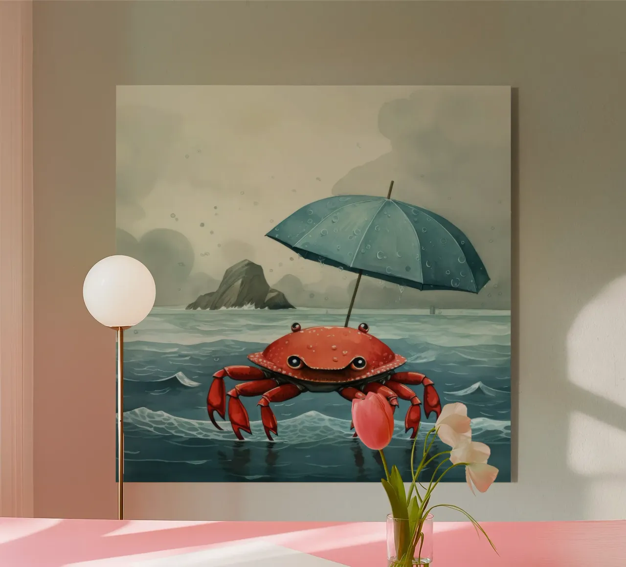 Granchio minimo 3 plexiglass da Minimal Animal Art