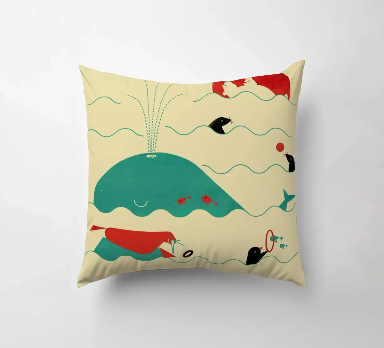Arctic Playground cuscino da Jay Fleck
