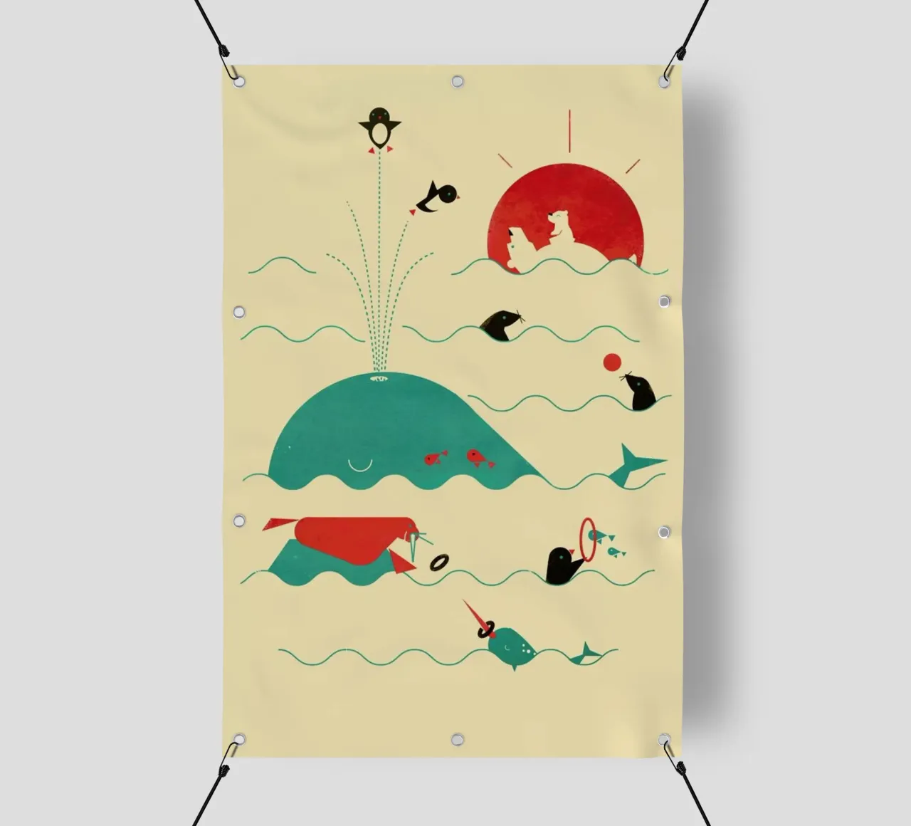 Arctic Playground telo in pvc da Jay Fleck