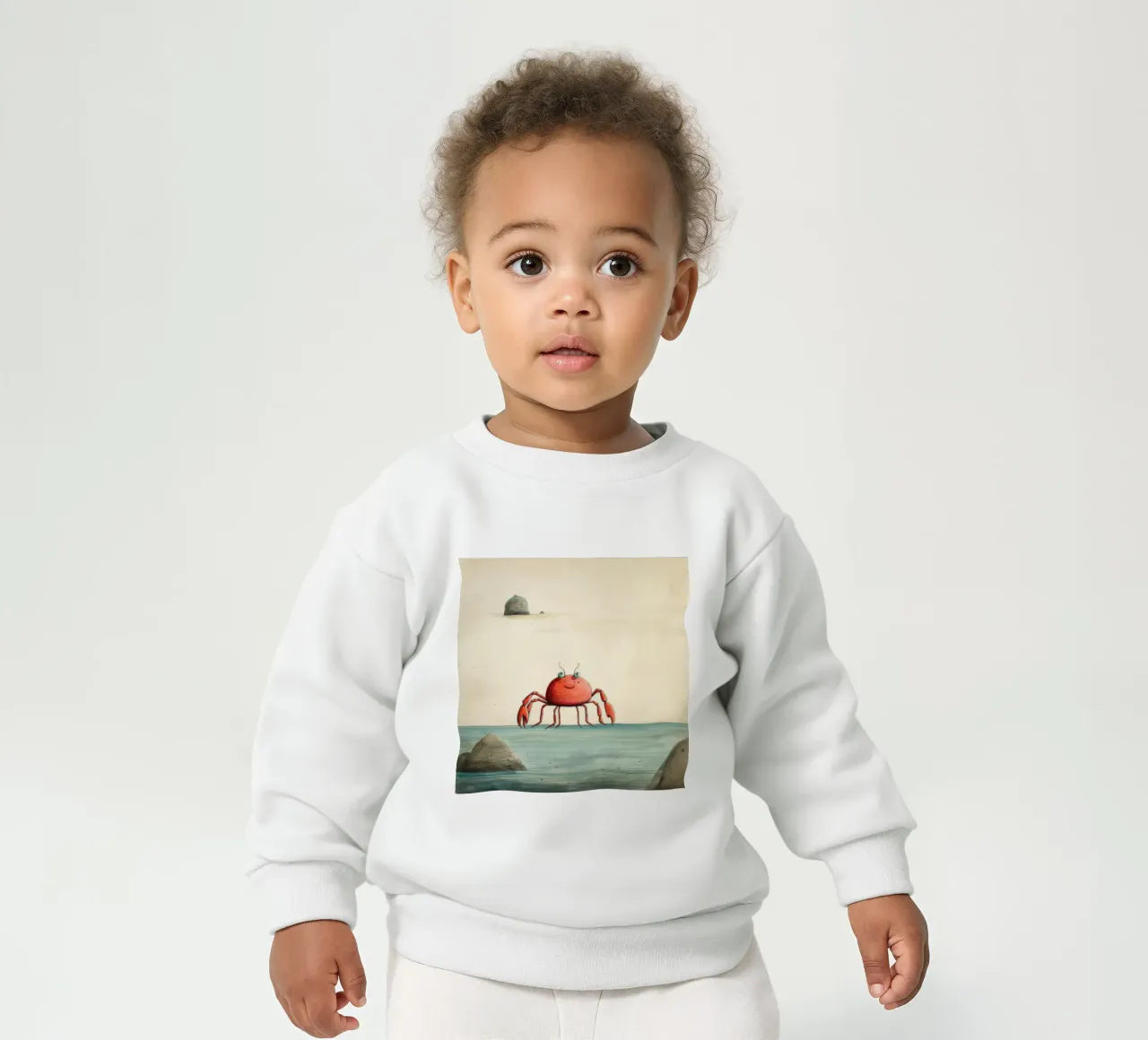 Granchio minimo 1 felpa neonato da Minimal Animal Art