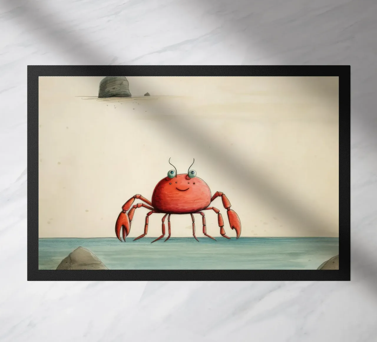 Granchio minimo 1 zerbino da Minimal Animal Art