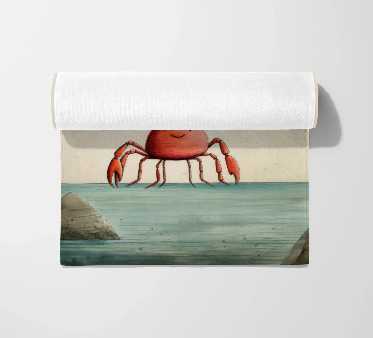 Granchio minimo 1 telo mare da Minimal Animal Art